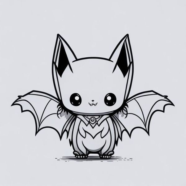 Halloween cute-vampire-bat