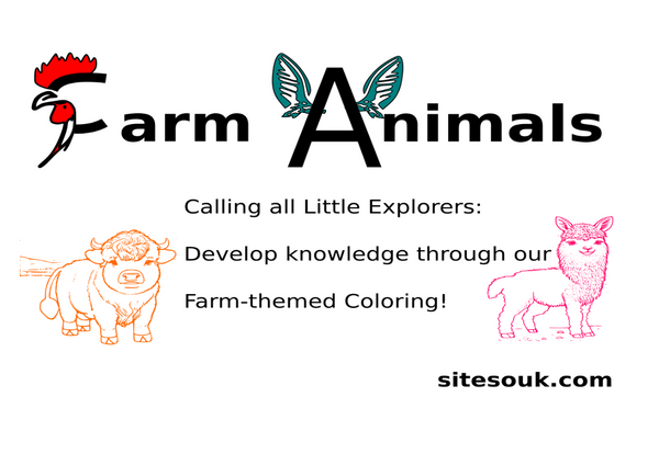 Farm visits offer a holistic summer experience. Recreate the joy at home with farm-themed coloring pages.